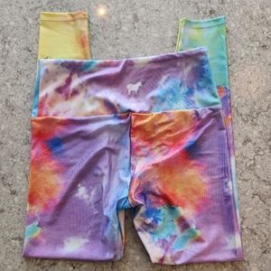 GOLDSHEEP RAINBOW TIE DYE LEGGINGS